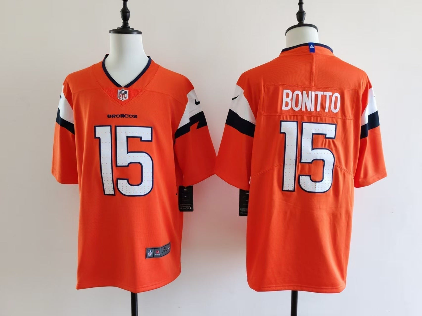 Men's Denver Broncos Nik Bonitto Jersey football jersey product view 1