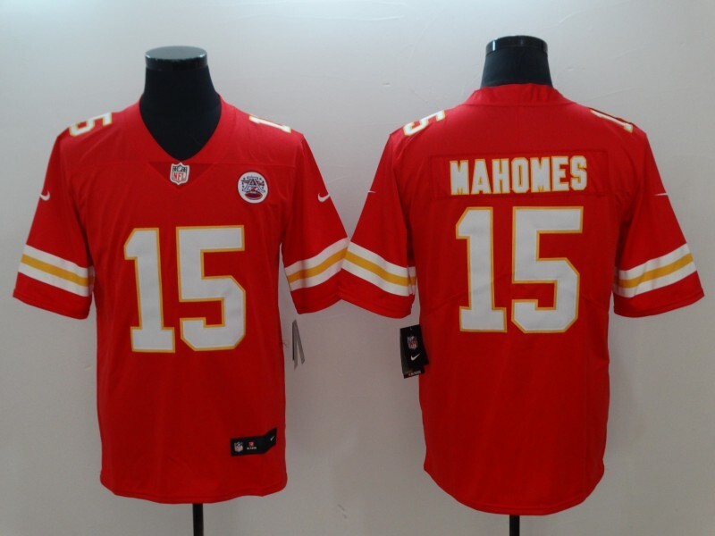 Men's Kansas City Chiefs Patrick Mahomes Jersey - Red football jersey product view 1