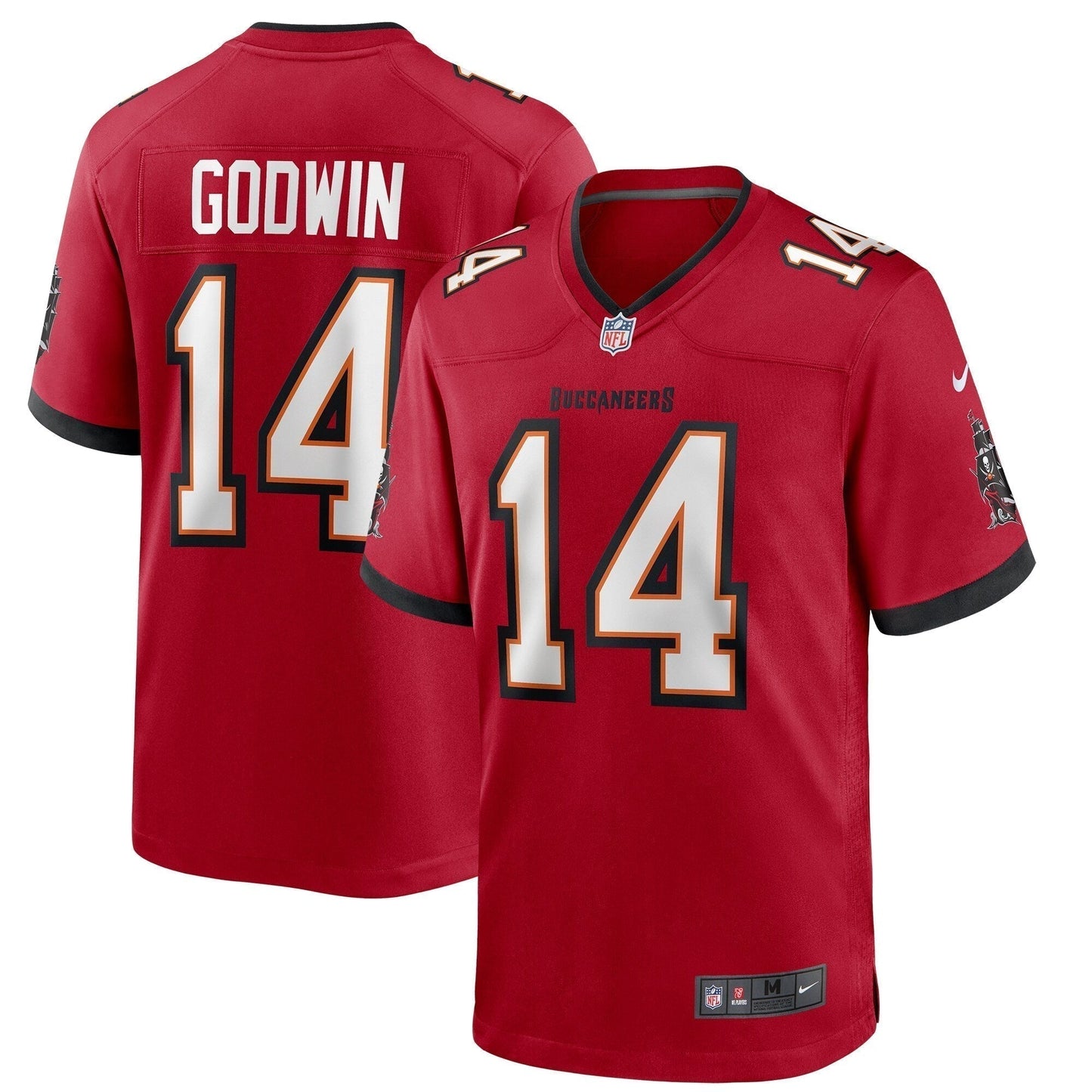 Chris Godwin Tampa Bay Buccaneers Game Jersey - Red football jersey product view 1