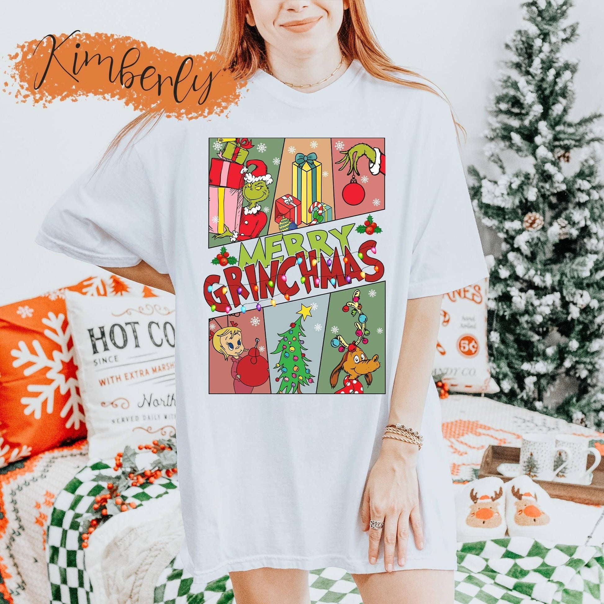 Merry Grinchmas Family Matching Christmas Shirt 2024 Unisex T-shirt, Sweatshirt, Hoodie, Long Sleeve Tee - T-Shirt, Sweatshirt, Hoodie