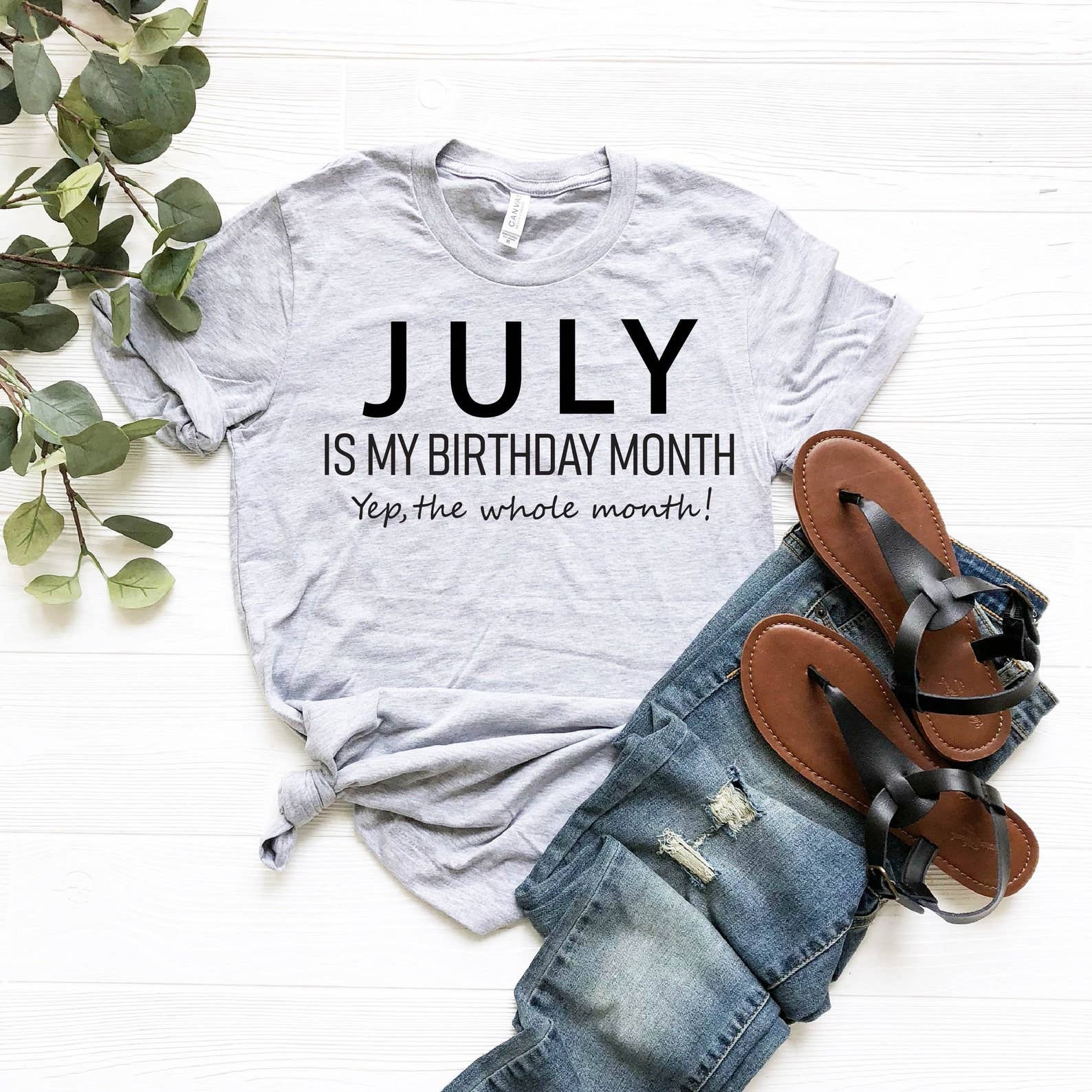 July Is My Birthday Month Yep the Whole Month T-Shirt Unisex T-shirt, Sweatshirt, Hoodie, Long Sleeve Tee - T-Shirt, Sweatshirt, Hoodie