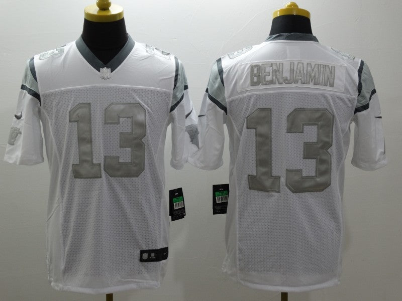 Men's Carolina Panthers Kelvin Benjamin #13 White Game Jersey1 football jersey product view 1
