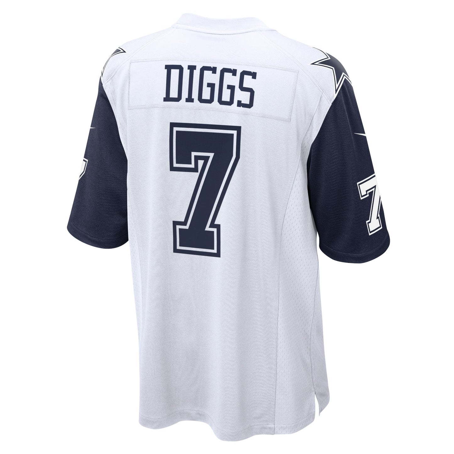 Trevon Diggs Dallas Cowboys Alternate Game Jersey - White football jersey product view 3