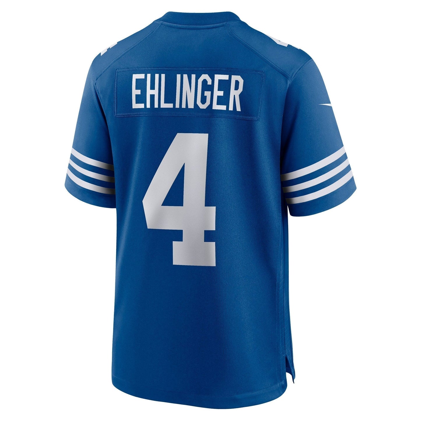 Sam Ehlinger Indianapolis Colts Game Jersey - Blue football jersey product view 3