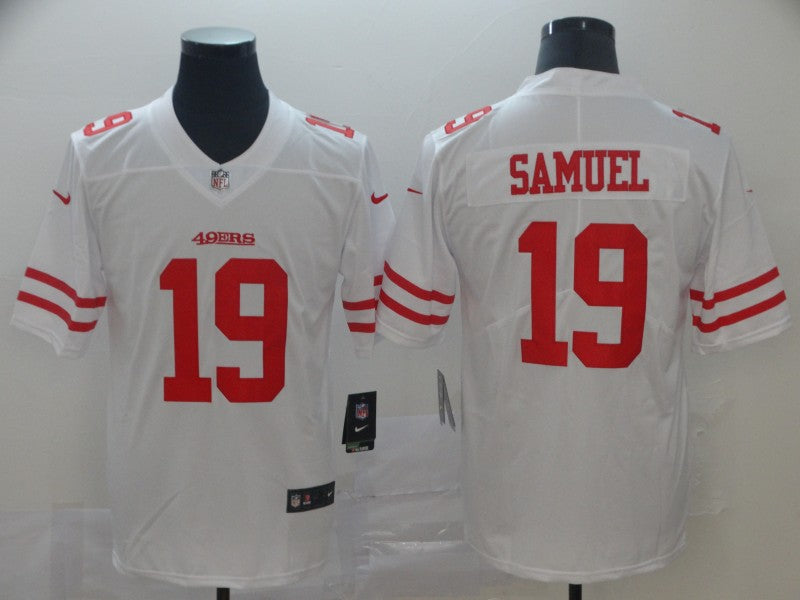 Men's San Francisco 49ers Deebo Samuel White Game Jersey football jersey product view 1