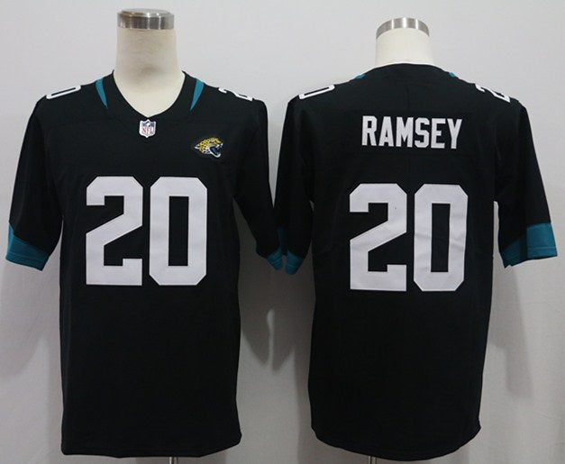 Men's Jacksonville Jaguars Jalen Ramsey Black Game Jersey football jersey product view 1