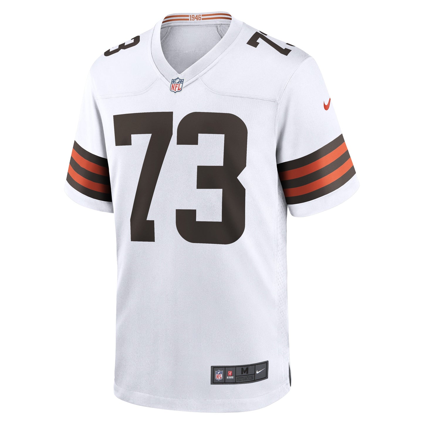 Joe Thomas Cleveland Browns Retired Game Jersey - White football jersey product view 2