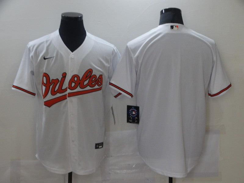 Men's Baltimore Orioles White Home Replica Blank Jersey baseball jersey product view 1