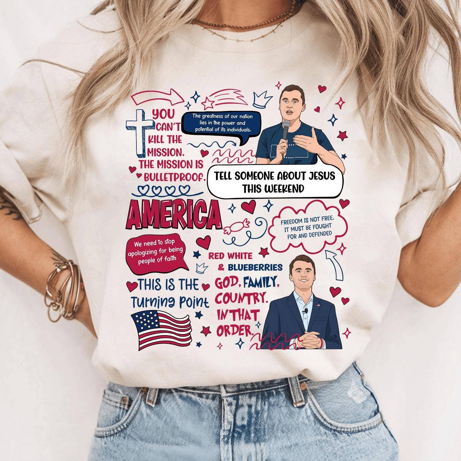 God Family Country Tee, Turning Point Unisex T-shirt, Sweatshirt, Hoodie, Long Sleeve Tee - T-Shirt, Sweatshirt, Hoodie