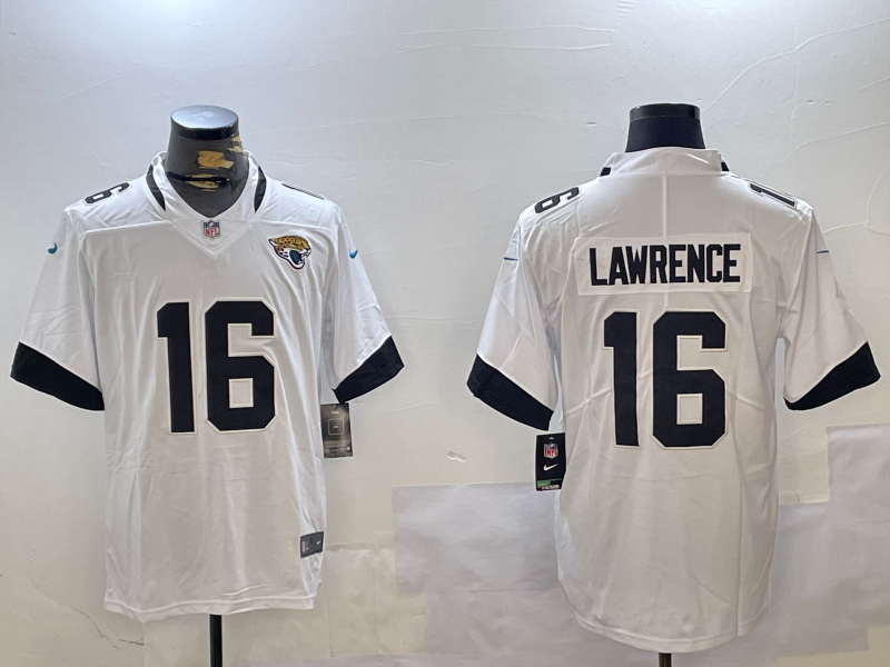 Men's Jacksonville Jaguars Trevor Lawrence Jersey-White football jersey product view 1