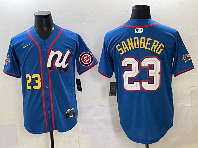 Men's National League Ryne Sandberg #23 Blue 2025 All-Star Edition Limited Player Jersey baseball jersey product view 1