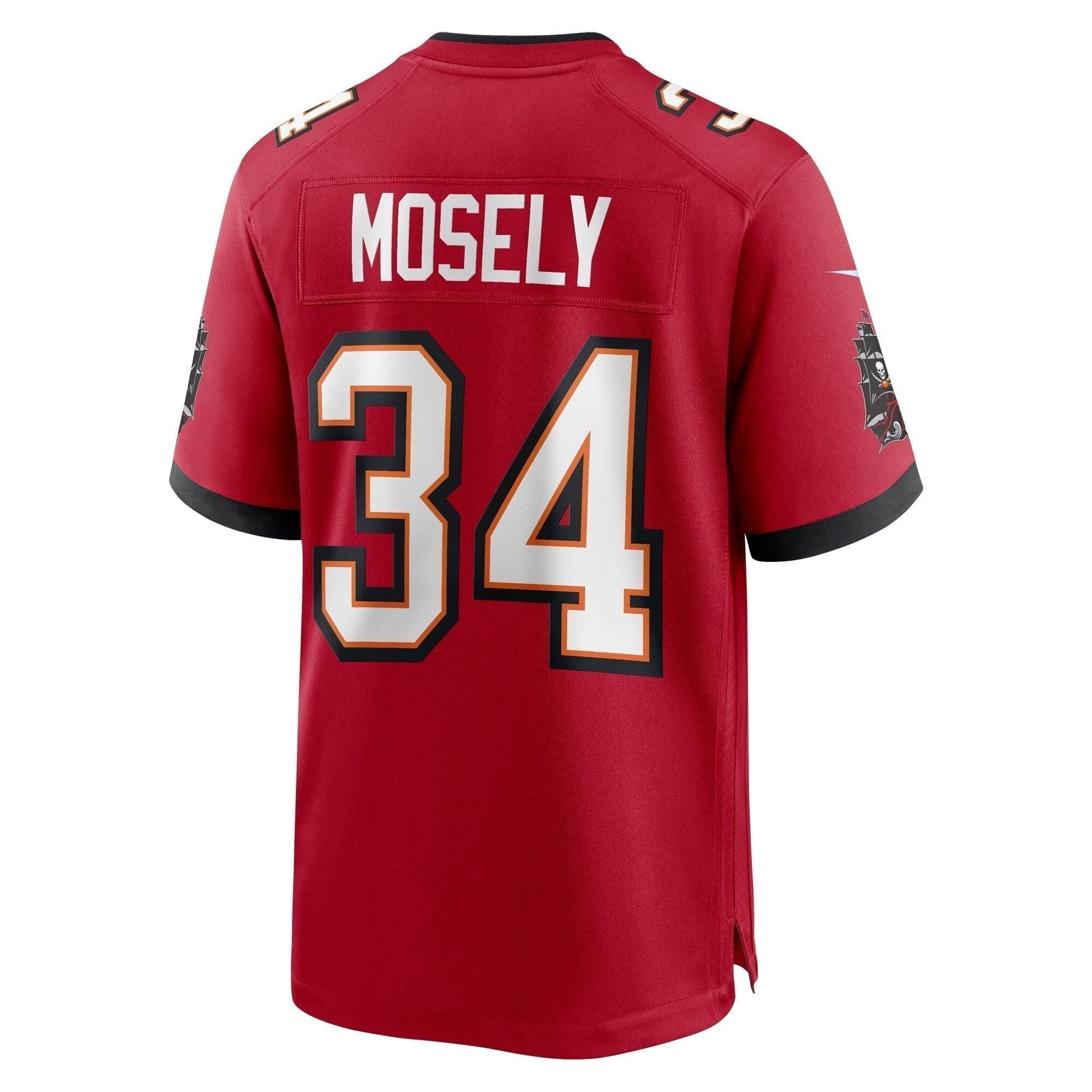 Quandre Mosely Tampa Bay Buccaneers Game Jersey - Red football jersey product view 3