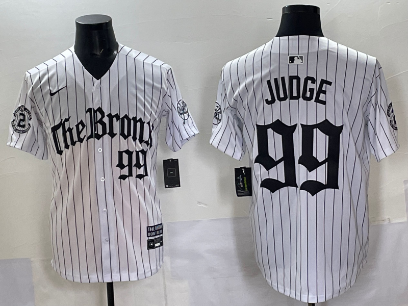Men's New York Yankees Aaron Judge White Alternate Player Game Jersey baseball jersey product view 1