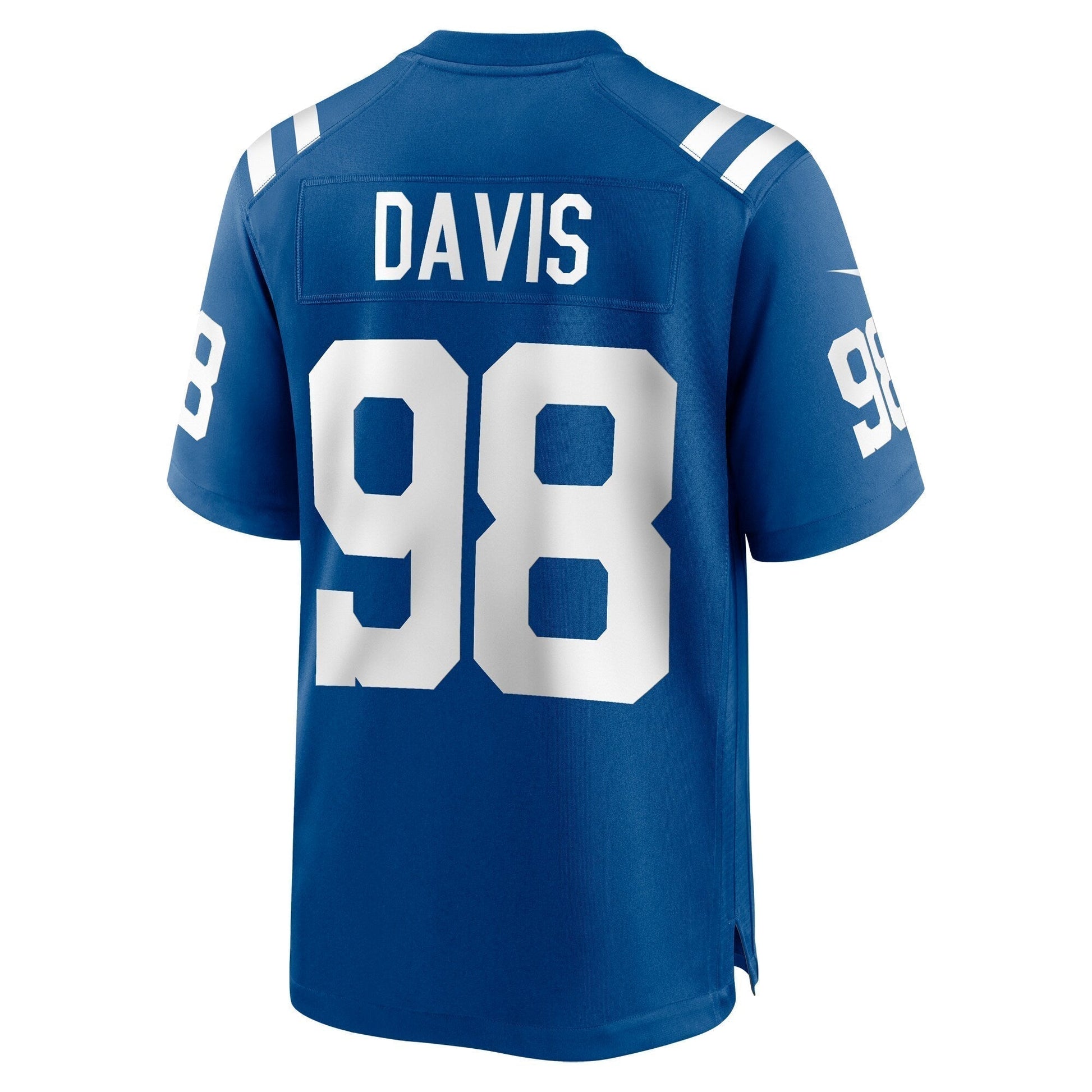 Raekwon Davis Indianapolis Colts Game Jersey - Royal football jersey product view 3
