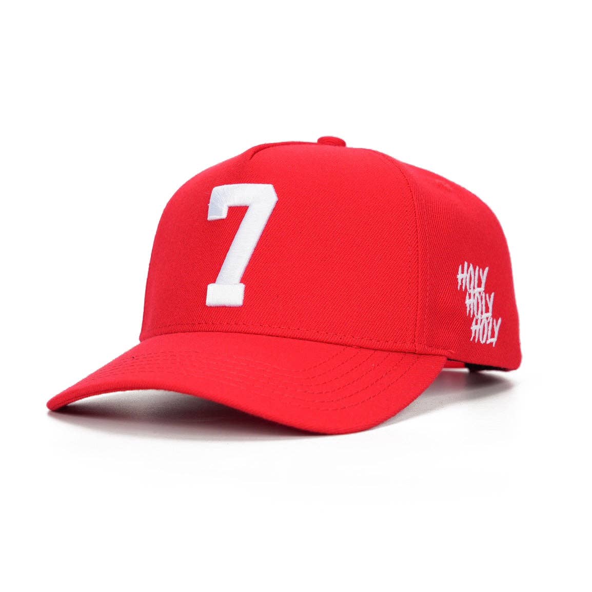 7 Premium Snapback - Red/White Unisex T-shirt, Sweatshirt, Hoodie, Long Sleeve Tee - T-Shirt, Sweatshirt, Hoodie