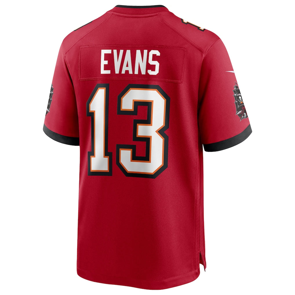 TB.Buccaneers #13 Mike Evans Red Game Jersey football jersey product view 1