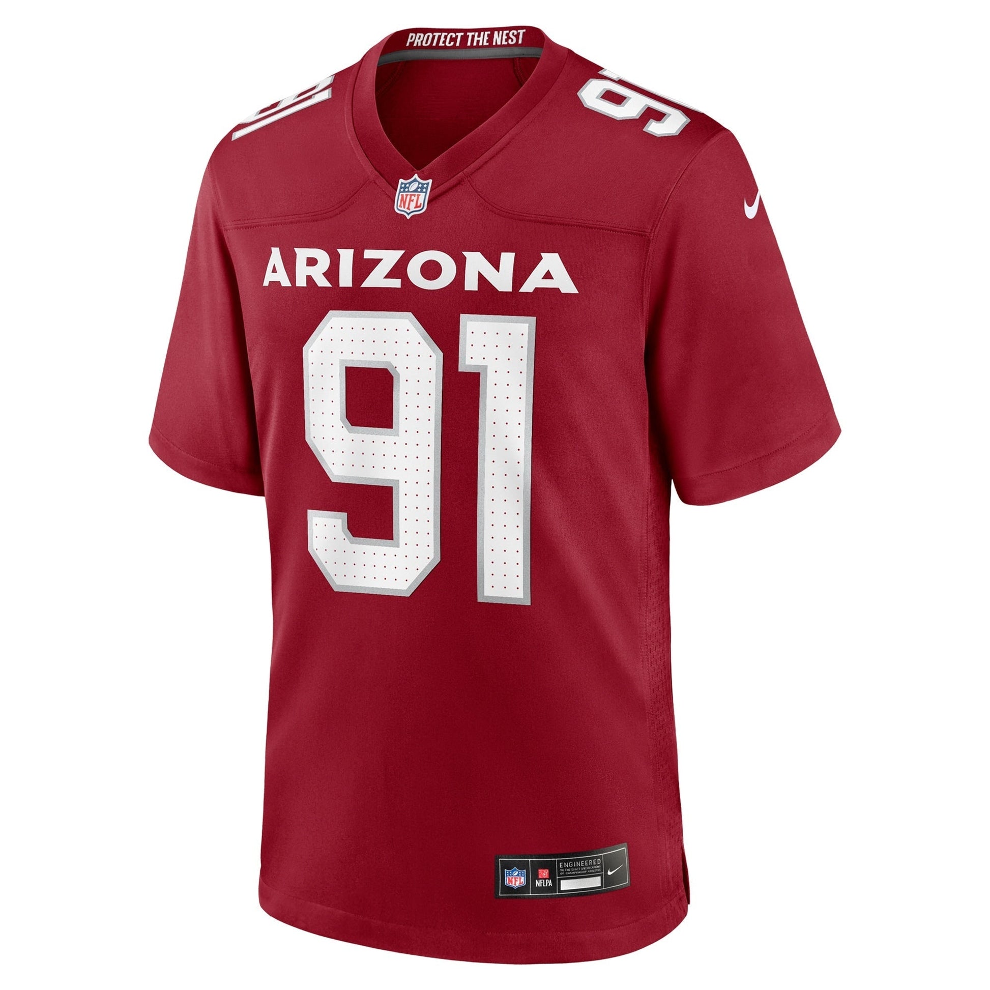 L.J. Collier Arizona Cardinals Team Game Jersey - Cardinal football jersey product view 2