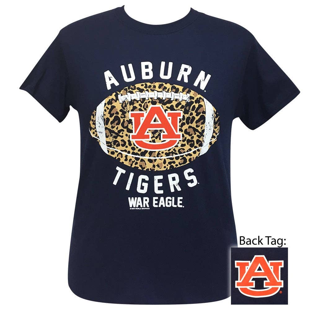 Auburn Leopard Football Navy SS-069 Unisex T-shirt, Sweatshirt, Hoodie, Long Sleeve Tee - T-Shirt, Sweatshirt, Hoodie