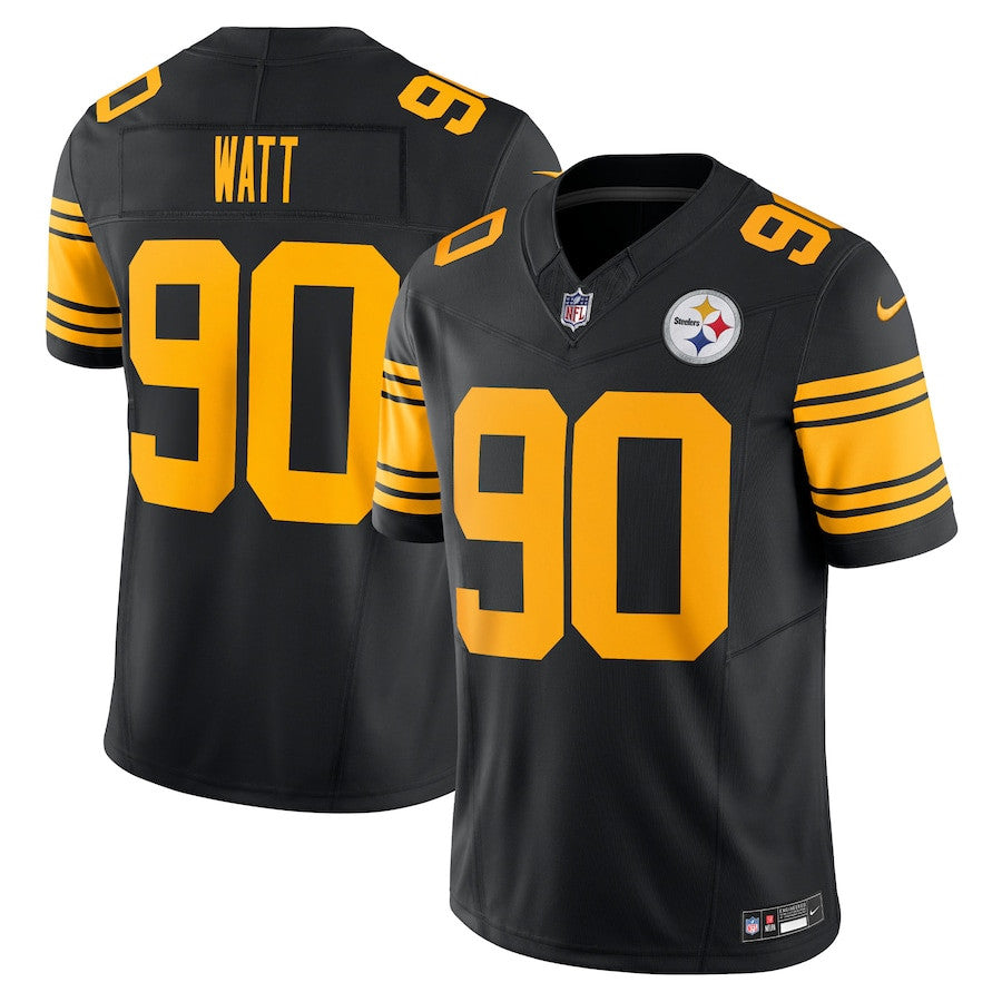 T.J. Watt Pittsburgh Steelers Vapor F.U.S.E. Limited Jersey - Black football jersey product view 1