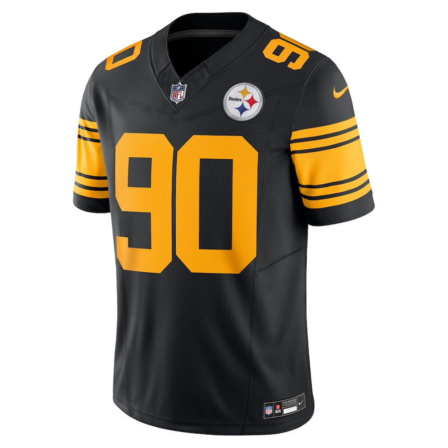 T.J. Watt Pittsburgh Steelers Vapor F.U.S.E. Limited Jersey - Black football jersey product view 2