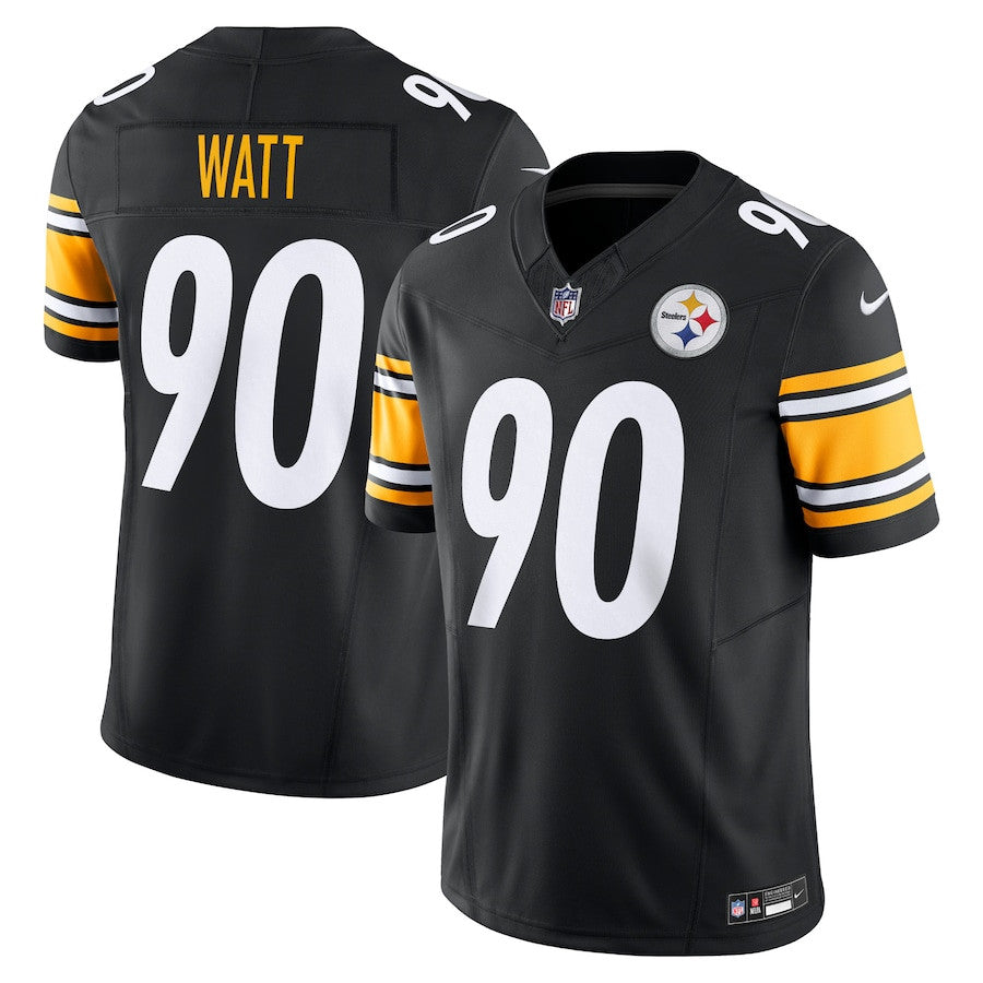 T.J. Watt Pittsburgh Steelers Vapor F.U.S.E. Limited Jersey - Black football jersey product view 1