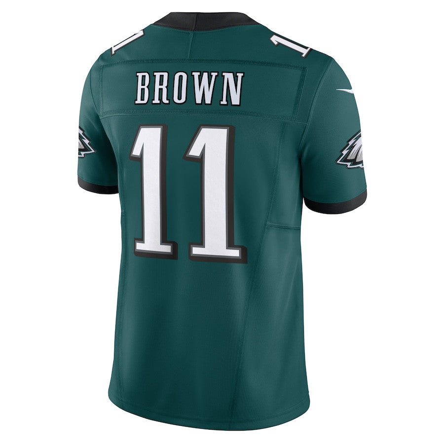 A.J. Brown Philadelphia Eagles Vapor F.U.S.E. Limited Jersey - Midnight Green football jersey product view 2