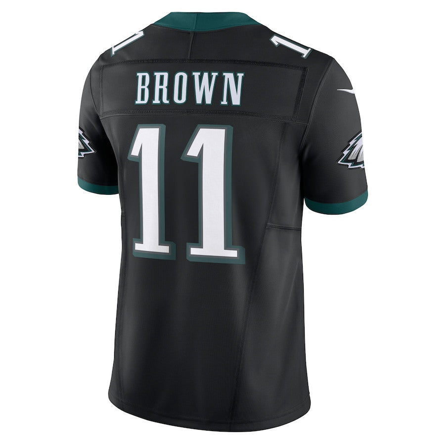 A.J. Brown Philadelphia Eagles Alternate Vapor F.U.S.E. Limited Jersey - Black football jersey product view 3