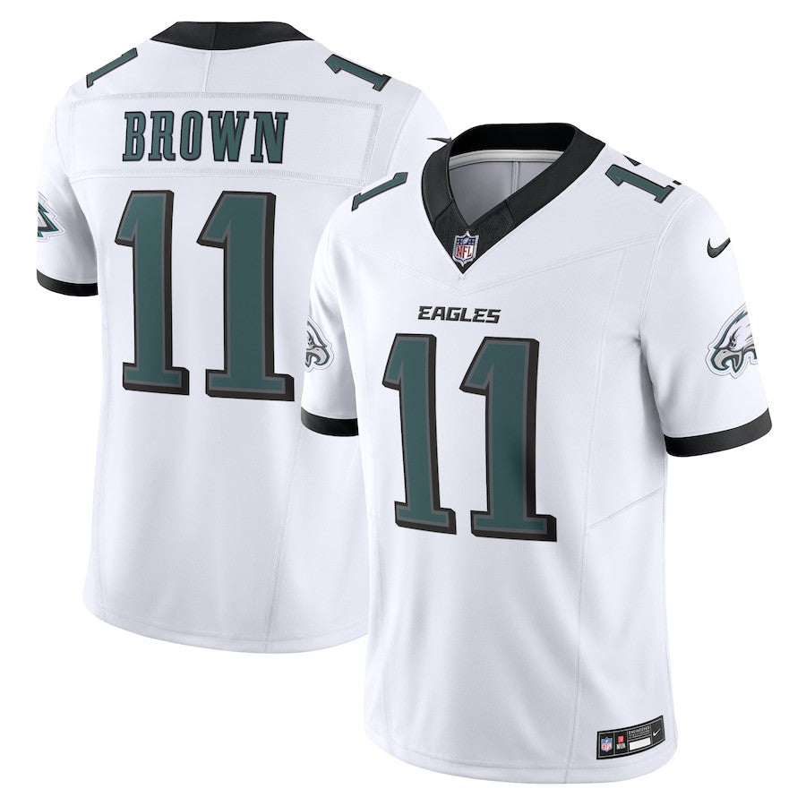 A.J. Brown Philadelphia Eagles Vapor F.U.S.E. Limited Jersey - White football jersey product view 1