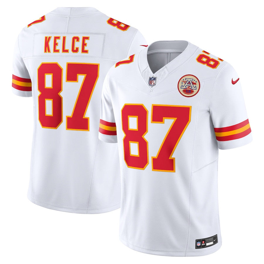 Travis Kelce Kansas City Chiefs Vapor F.U.S.E. Limited Jersey - White football jersey product view 1