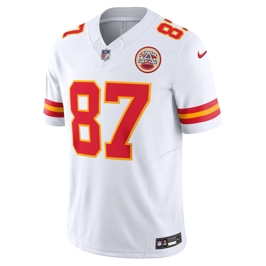 Travis Kelce Kansas City Chiefs Vapor F.U.S.E. Limited Jersey - White football jersey product view 2