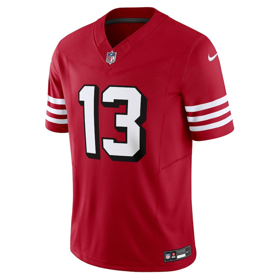 Brock Purdy San Francisco 49ers Vapor F.U.S.E. Limited Jersey - Scarlet football jersey product view 2