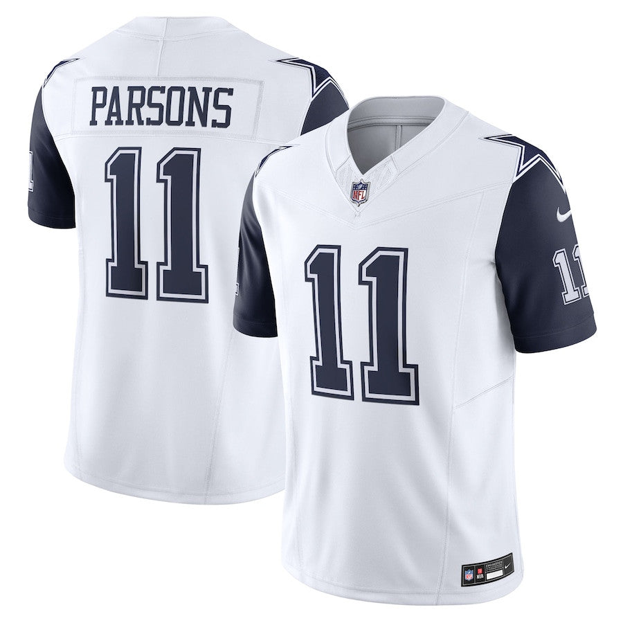Micah Parsons Dallas Cowboys Vapor F.U.S.E. Limited Jersey - White football jersey product view 1