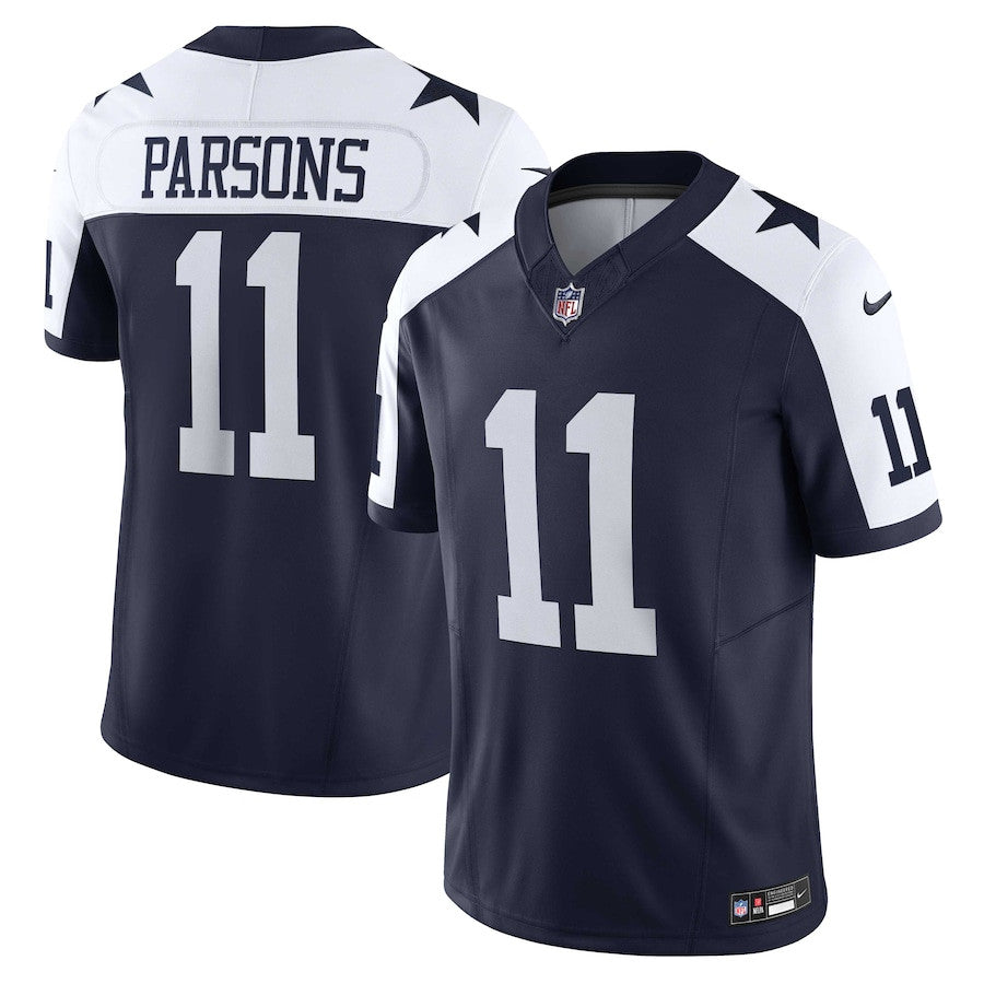 Micah Parsons Dallas Cowboys Vapor F.U.S.E. Limited Jersey - Navy football jersey product view 1