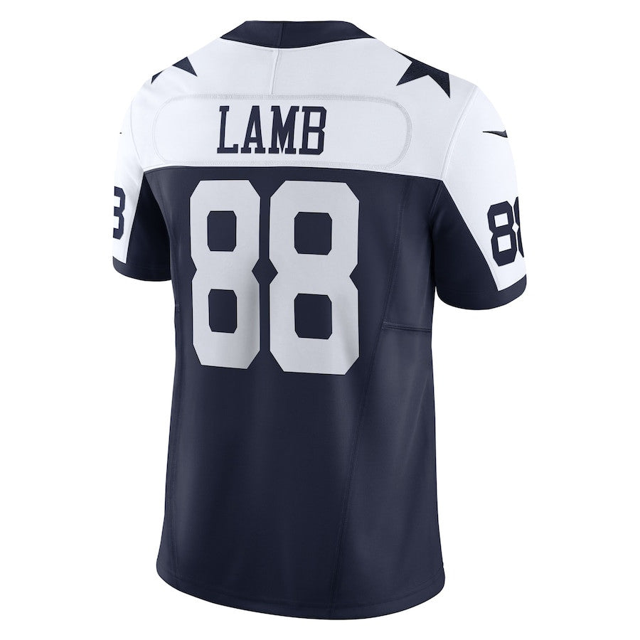 CeeDee Lamb Dallas Cowboys Vapor F.U.S.E. Limited Jersey - Navy football jersey product view 3