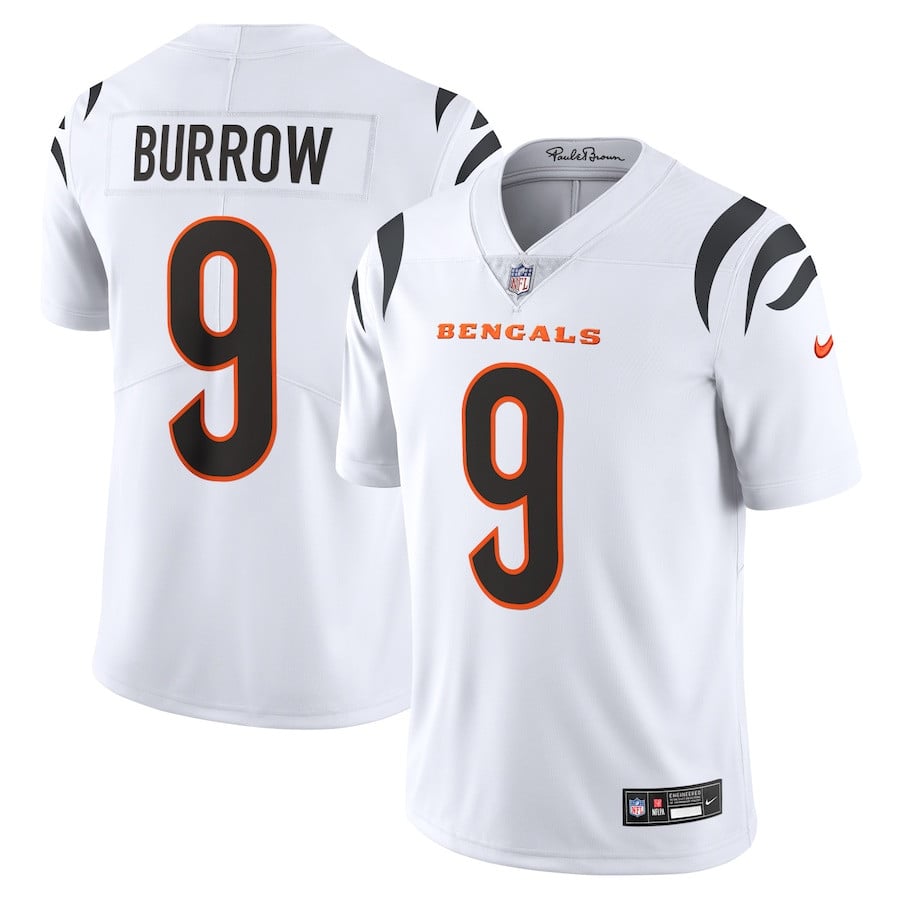 Joe Burrow Cincinnati Bengals Vapor Untouchable Limited Jersey - White football jersey product view 1