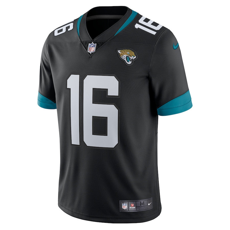 Trevor Lawrence Jacksonville Jaguars Alternate Vapor Limited Jersey - Black football jersey product view 2