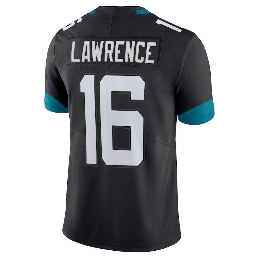 Trevor Lawrence Jacksonville Jaguars Alternate Vapor Limited Jersey - Black football jersey product view 3
