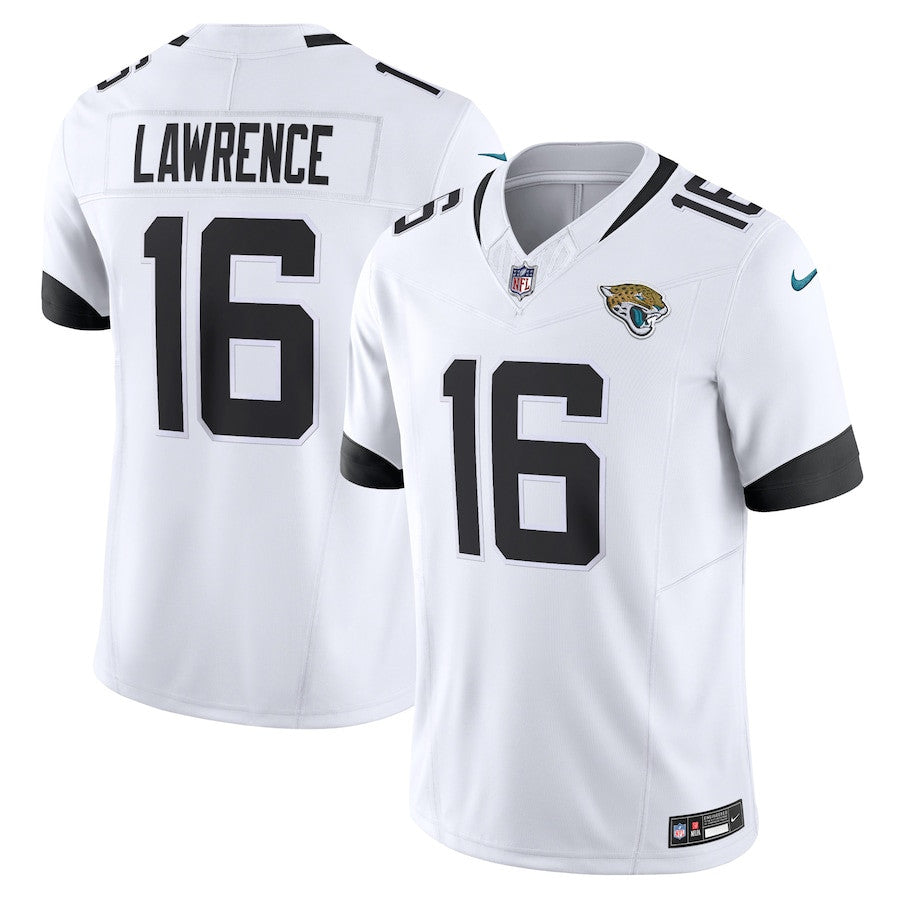 Trevor Lawrence Jacksonville Jaguars Vapor F.U.S.E. Limited Jersey - White football jersey product view 1