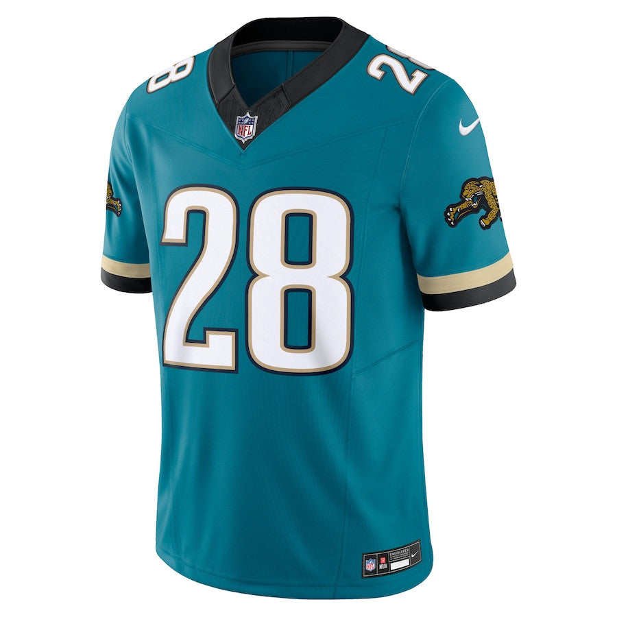 Fred Taylor Jacksonville Jaguars Prowler Throwback Vapor F.U.S.E. Limited Retired Player Jersey - Teal football jersey product view 2