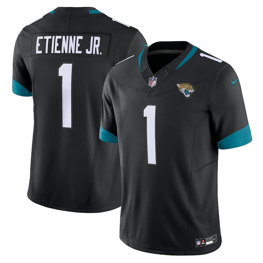 Travis Etienne Jacksonville Jaguars Vapor F.U.S.E. Limited Jersey - Black football jersey product view 1