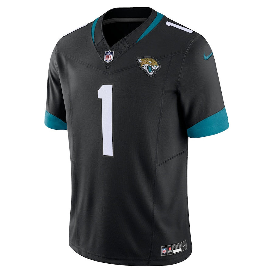 Travis Etienne Jacksonville Jaguars Vapor F.U.S.E. Limited Jersey - Black football jersey product view 2