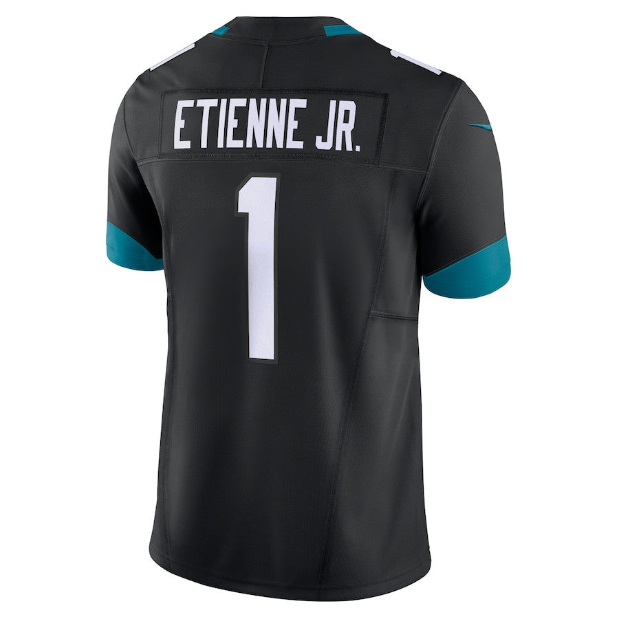 Travis Etienne Jacksonville Jaguars Vapor F.U.S.E. Limited Jersey - Black football jersey product view 3