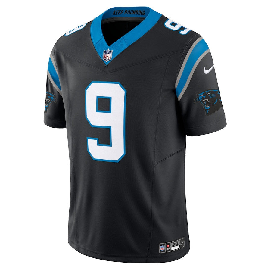 Bryce Young Carolina Panthers Vapor F.U.S.E. Limited Jersey - Black football jersey product view 2