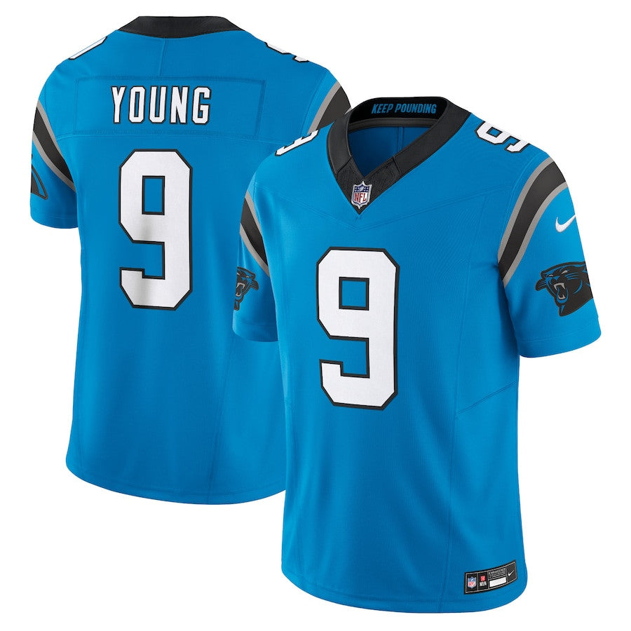 Bryce Young Carolina Panthers Vapor F.U.S.E. Limited Jersey - Blue football jersey product view 1