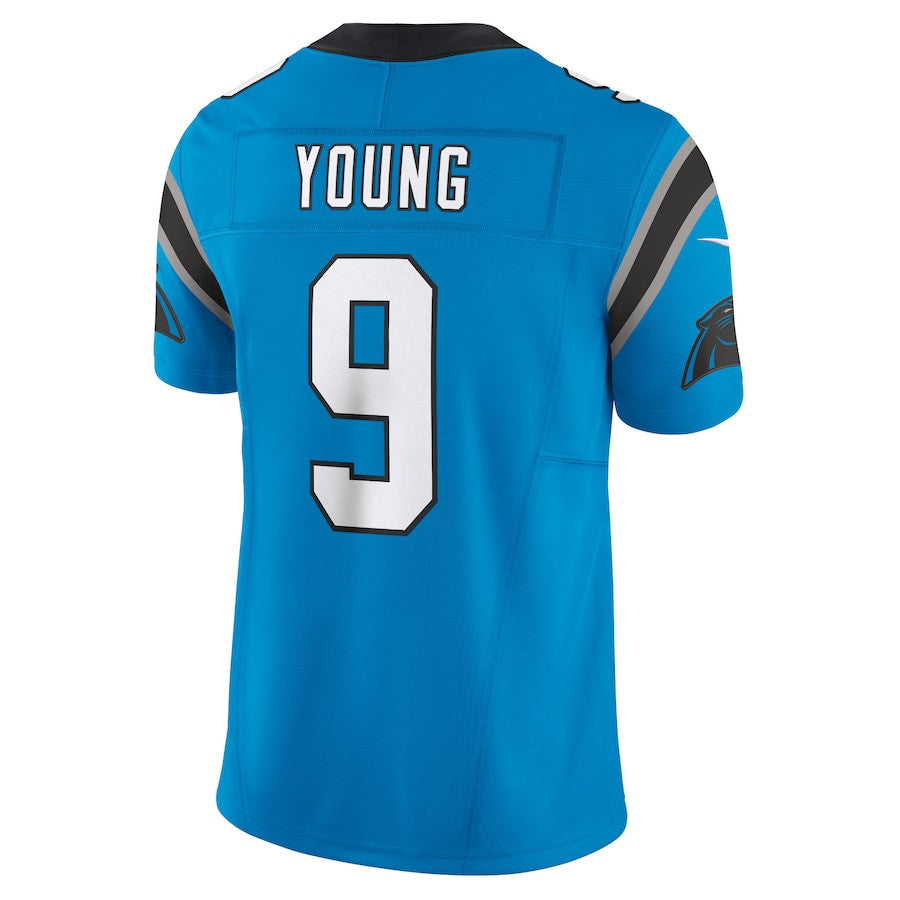 Bryce Young Carolina Panthers Vapor F.U.S.E. Limited Jersey - Blue football jersey product view 3
