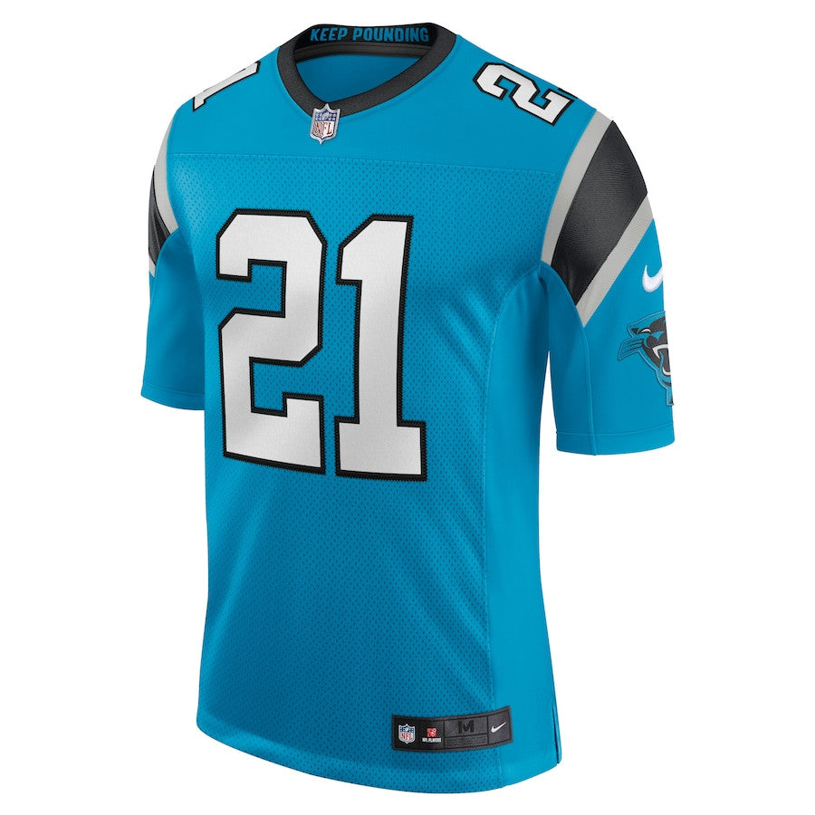 Jeremy Chinn Carolina Panthers Vapor Limited Jersey - Blue football jersey product view 2