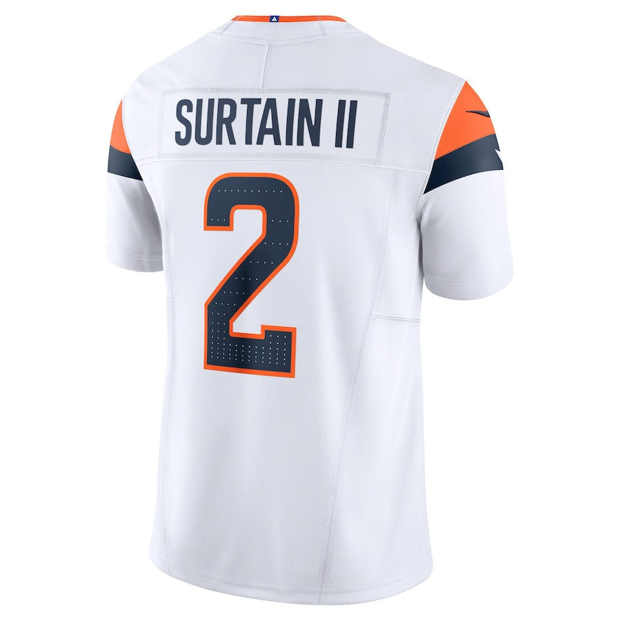 Patrick Surtain II Denver Broncos Mile High Collection Vapor F.U.S.E. Limited Jersey - White football jersey product view 3