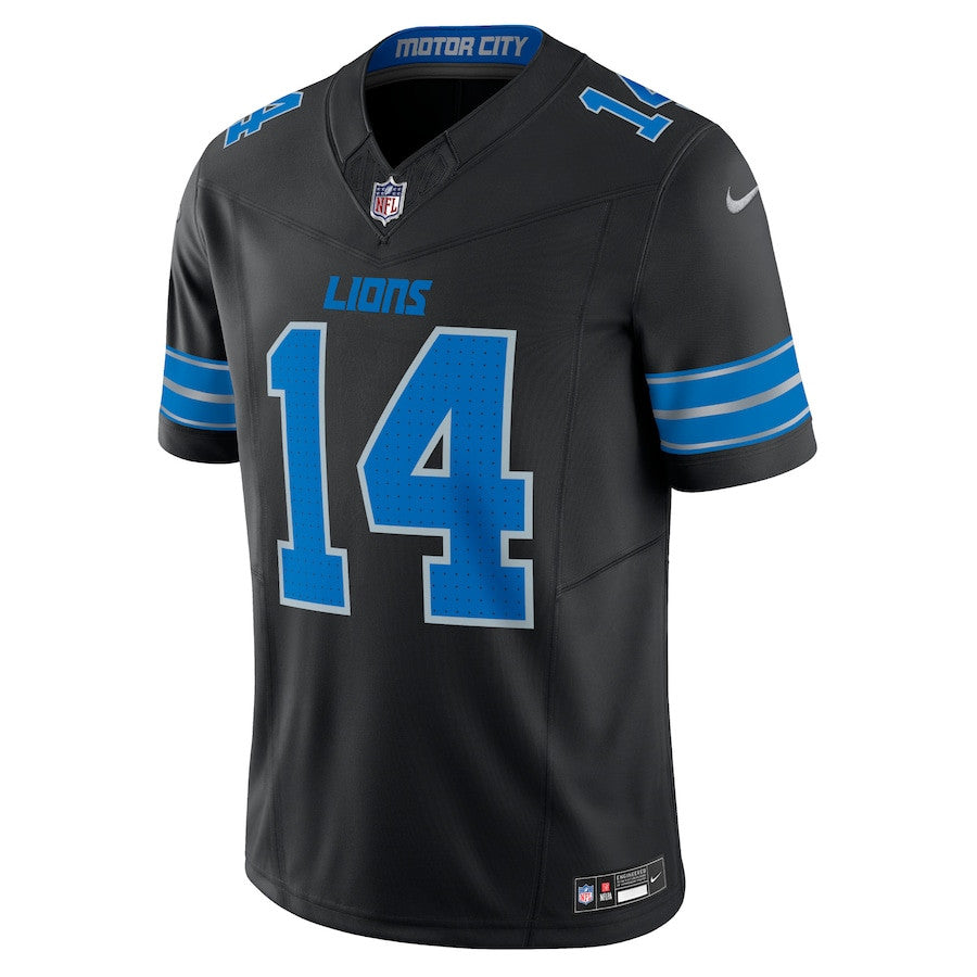 Amon-Ra St. Brown Detroit Lions 2nd Alternate Vapor F.U.S.E. Limited Jersey - Black football jersey product view 2