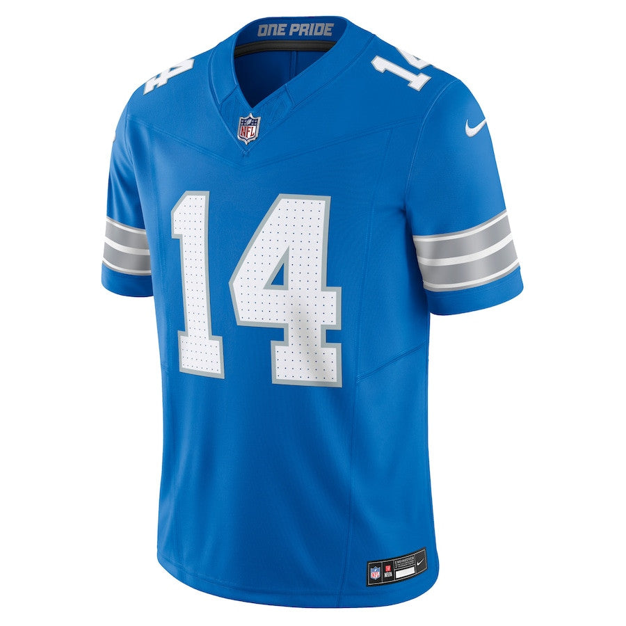 Amon-Ra St. Brown Detroit Lions Vapor F.U.S.E. Limited Jersey - Blue football jersey product view 2