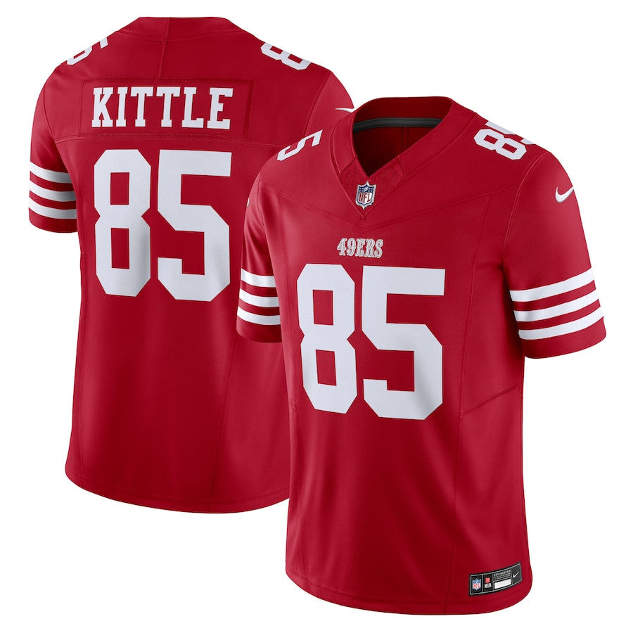 George Kittle San Francisco 49ers Vapor F.U.S.E. Limited Jersey - Scarlet football jersey product view 1